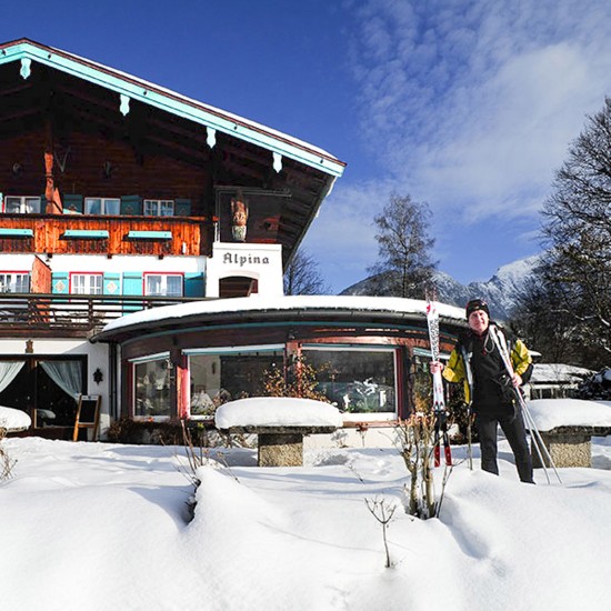 Stoll's Hotel Alpina im Winter