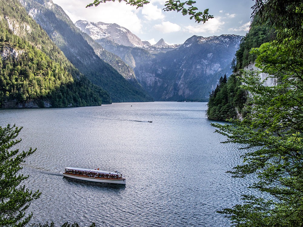 Blick vom Malerwinkel ber den Knigssee