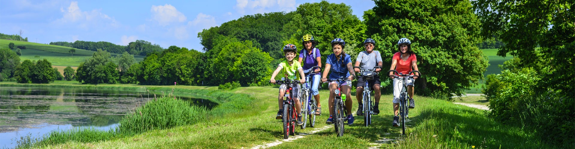 Radfahren mit der Familie in Berchtesgaden