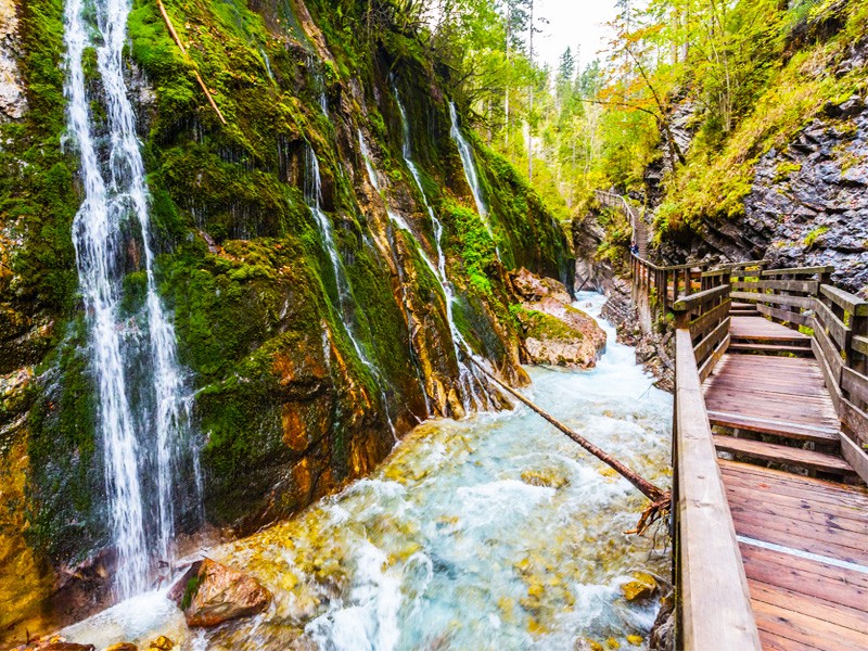 Steig in der Wimbachklamm