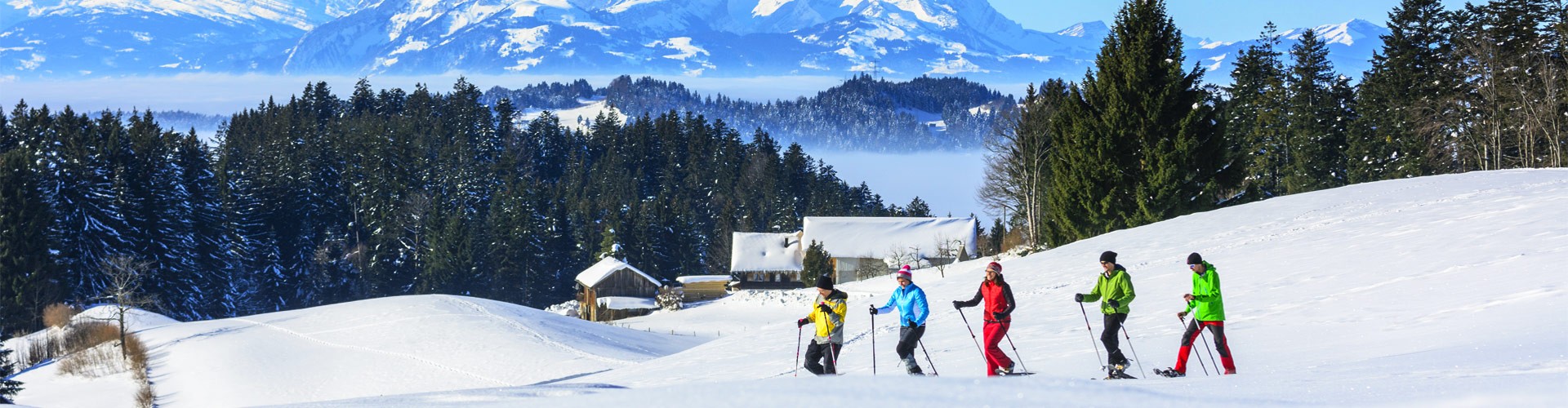 Schneeschuhwandern mit der Familie im Berchtesgadener Land