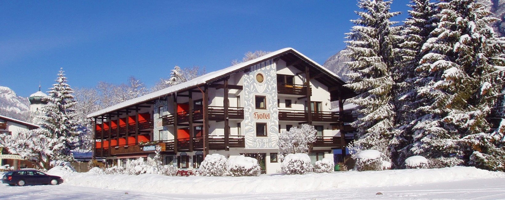 Alpenhotel Brennerbascht im Winter