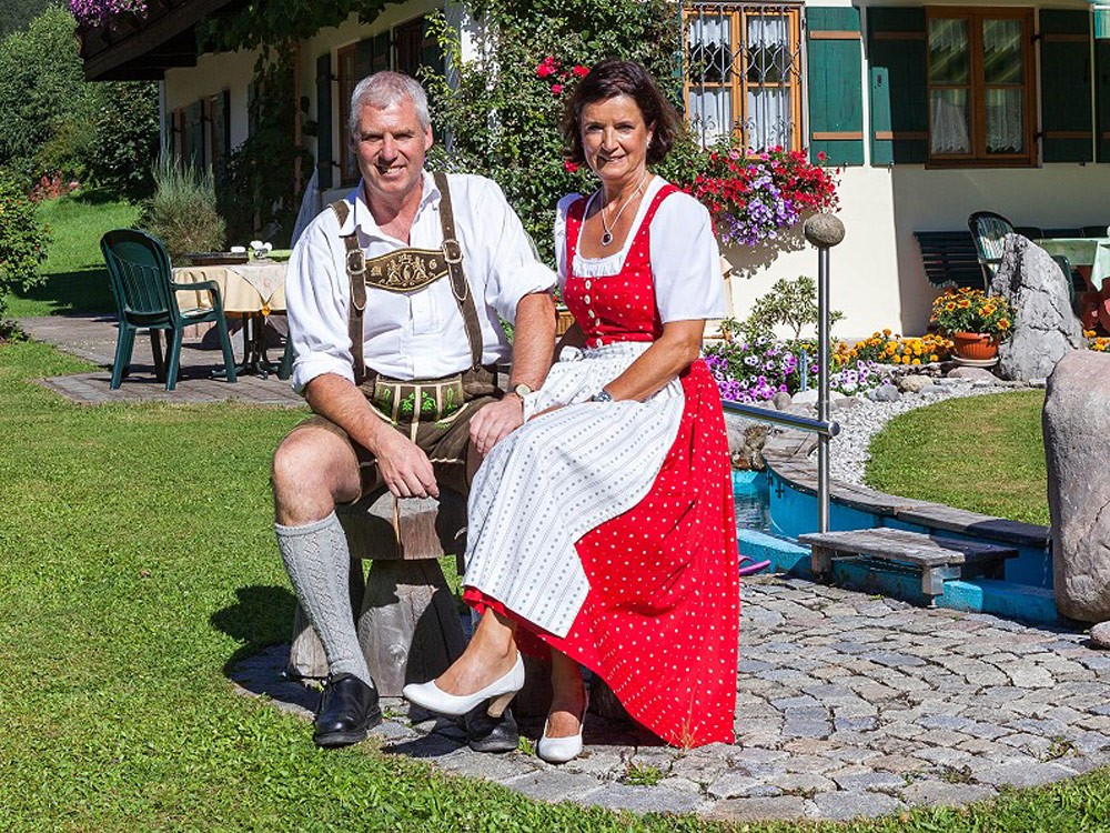 Die Gastgeberfamilie Gschomann