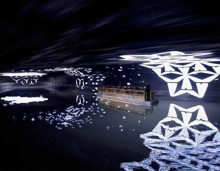 Spiegelsee im Salzbergwerk Berchtesgaden