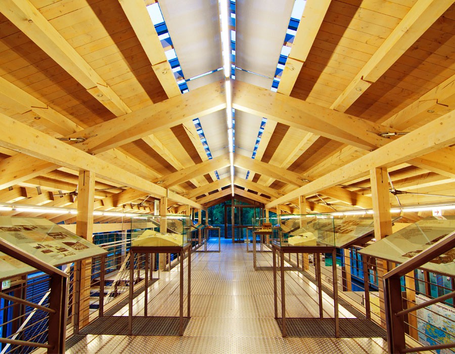 Ausstellung im Obergeschoss der Dokumentation Obersalzberg