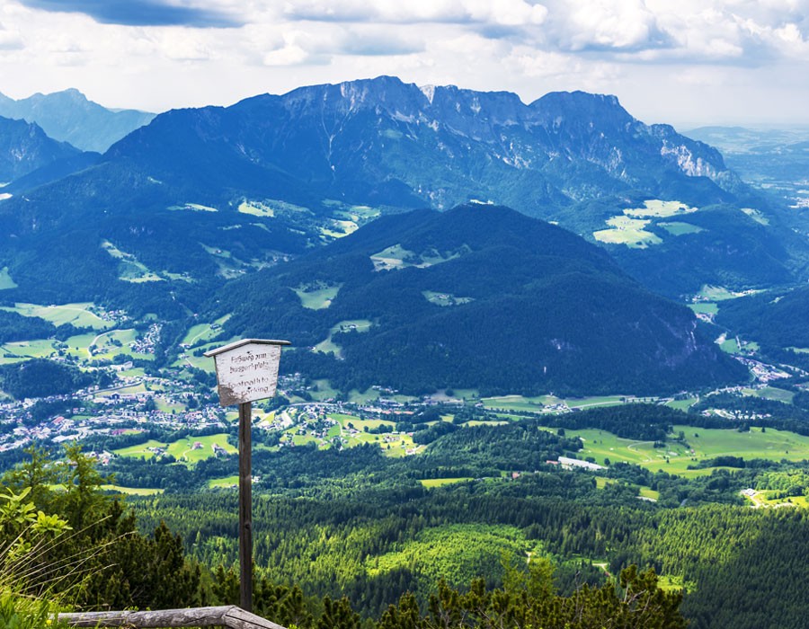 Ausblick auf die Region um den Obersalzberg