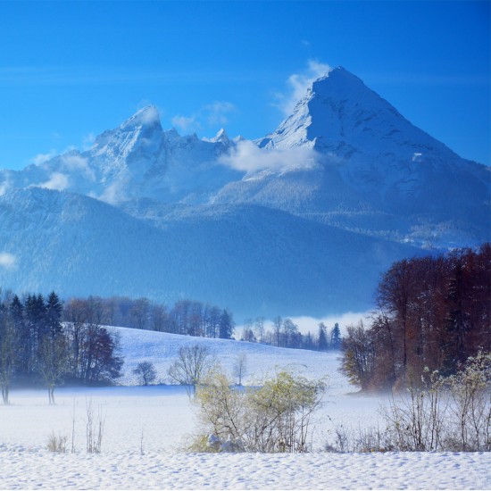 Alpensporthotel Seimler Ausblick auf Watzmann