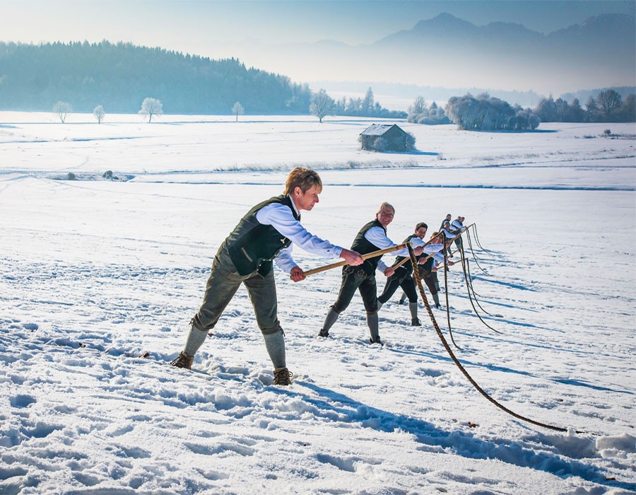 Aperschnalzen im Berchtesgadener Land