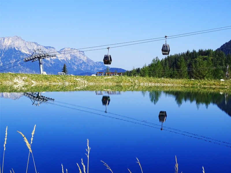 Die neue Jennerbahn in Schnau bei Berchtesgaden