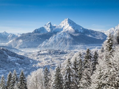 Der Watzmann im Winter