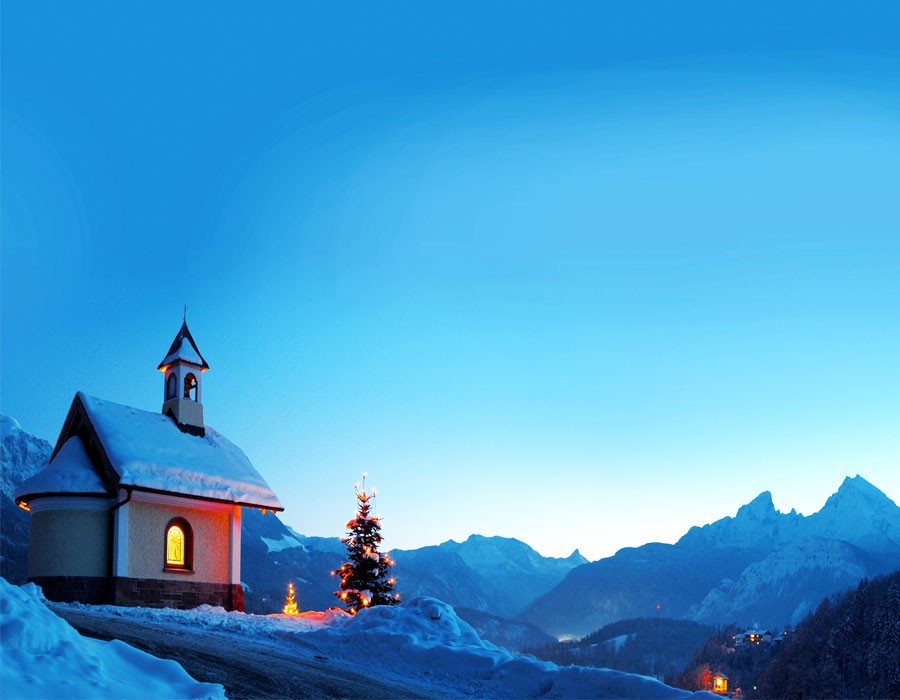 Ruhe im Berchtesgadener Talkessel bevor die Weihnachtsschtzen schieen