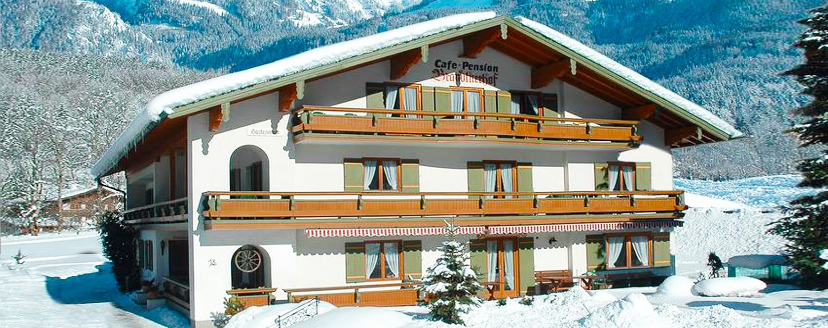 Caf Pension Brennerbascht im Winter