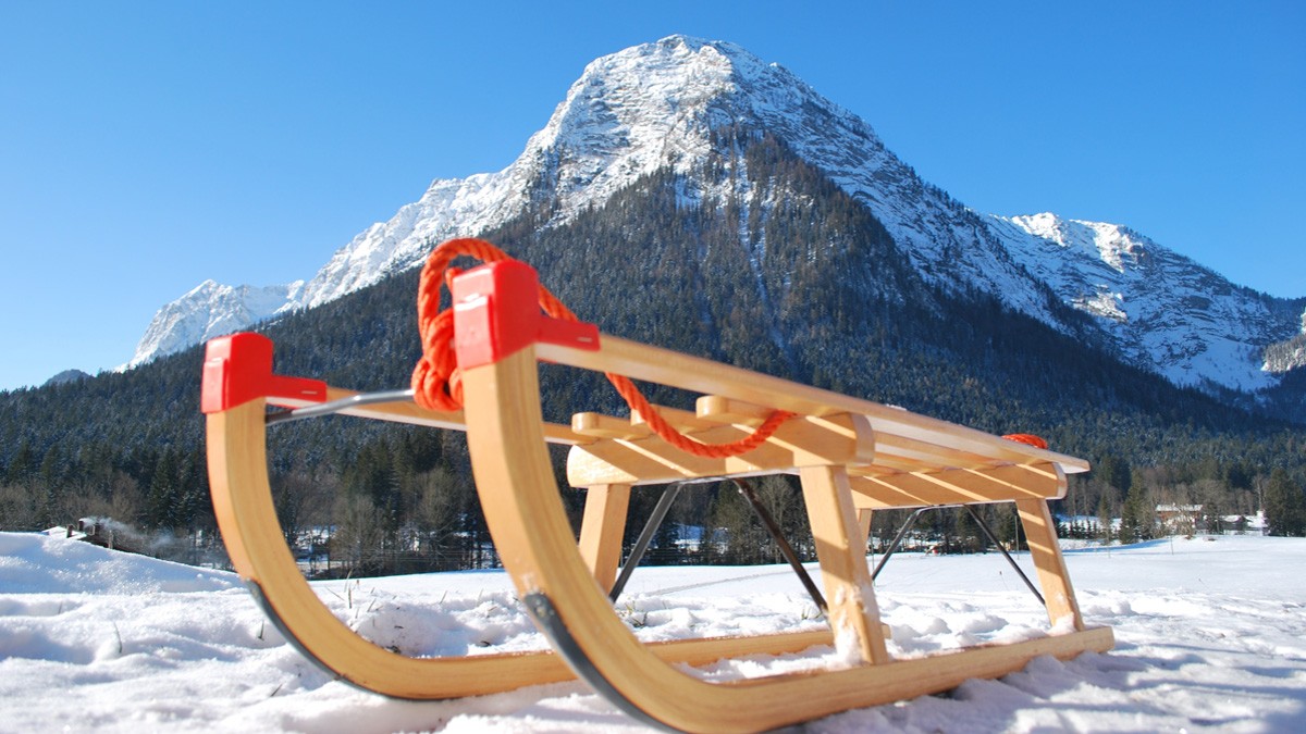 Rodeln in Berchtesgaden im Winter