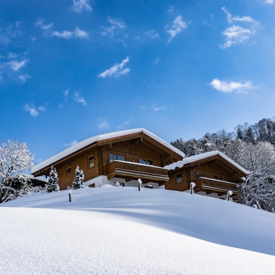 Chalets Lampllehen im Winter