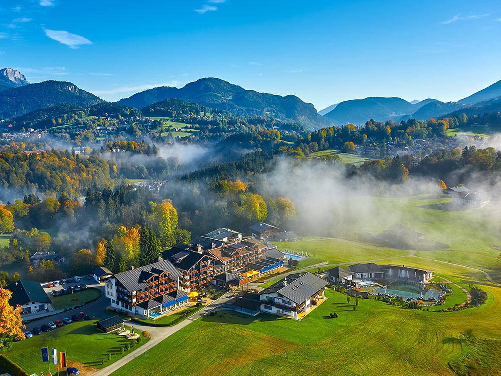 Berghotel Rehlegg - Ausblick in die Berge