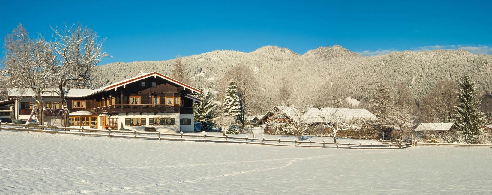 Ferienwohnungen Grnsteineck im Winter