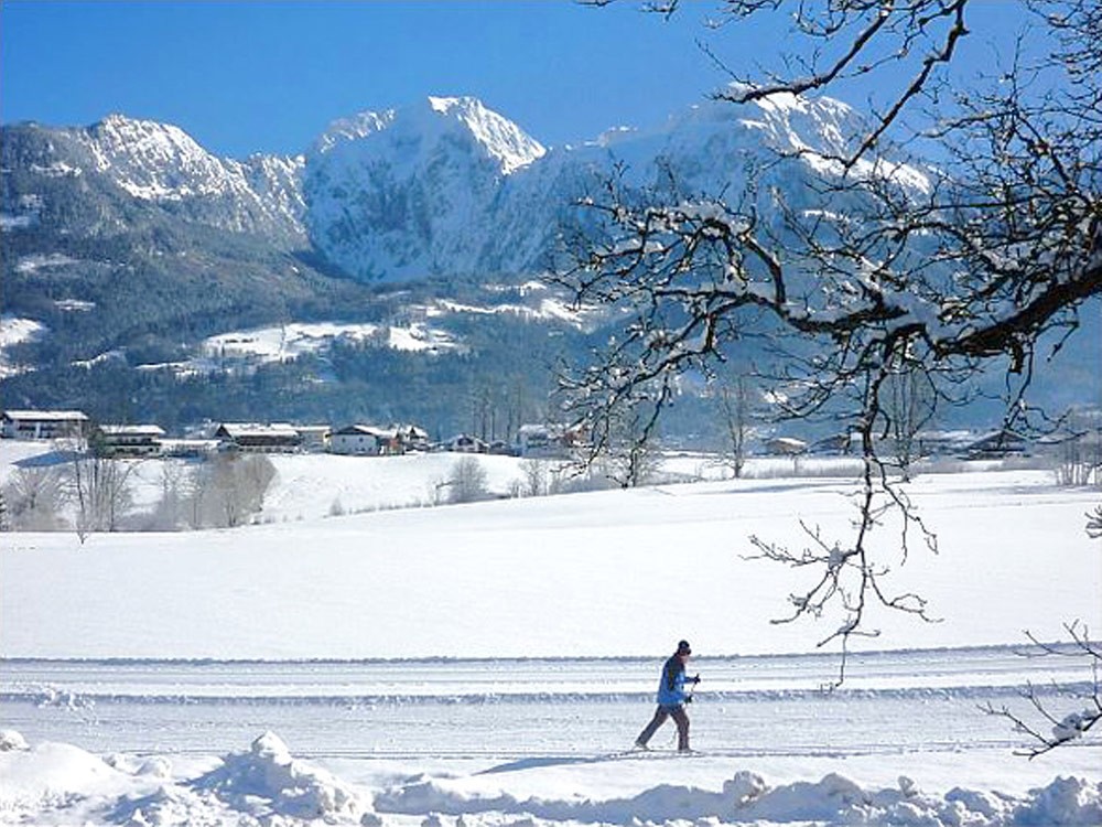 Ausblick aus den Ferienwohnungen im Winter