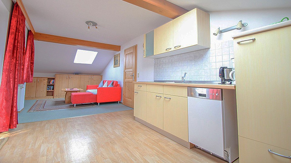 Ferienwohnung Untersberg Wohnzimmer