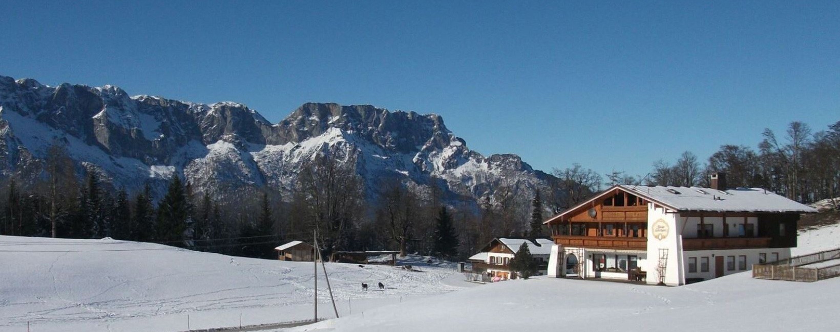 Feriewohnungen Lrcheck Berchtesgaden Haus im Winter