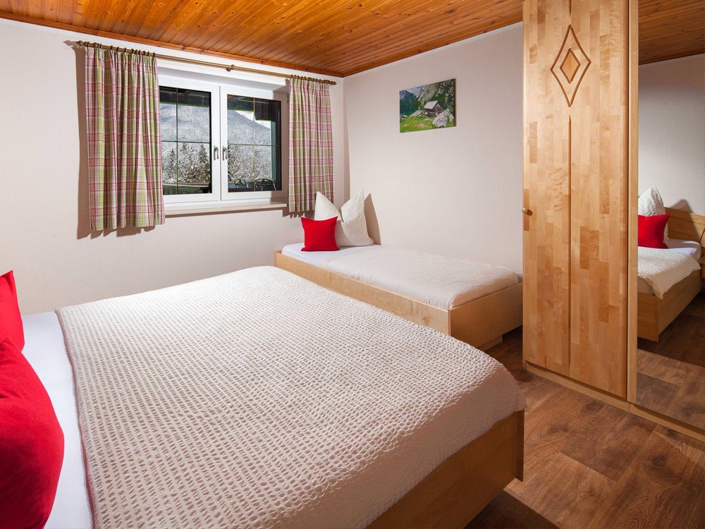 Ferienwohnung Terrasse Schlafzimmer