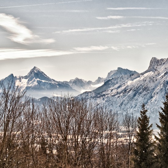 Winterlandschaft Berchtesgadener Land