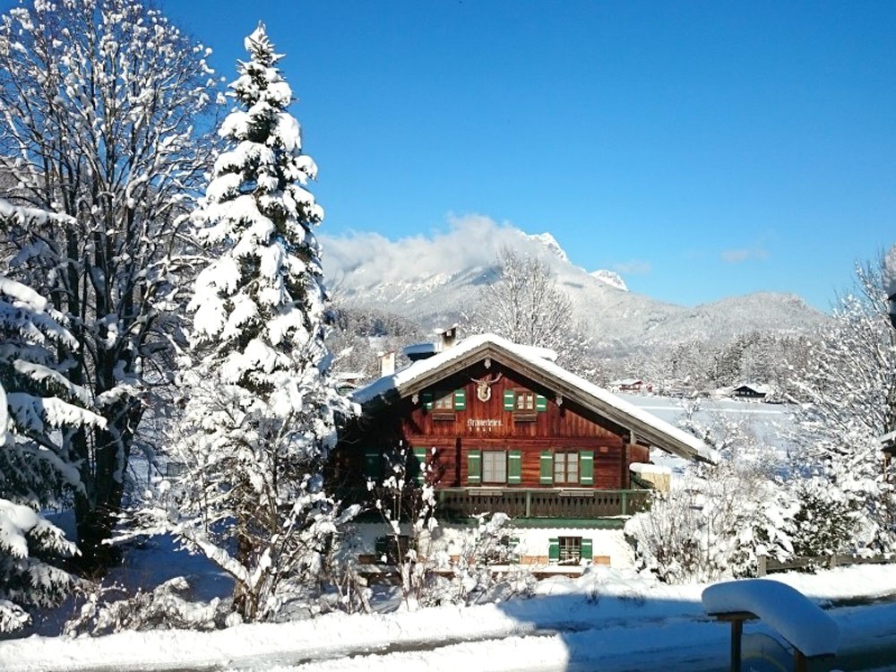 Ferienwohnungen Grnsteineck im Winter