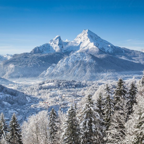 Der Watzmann im Winter
