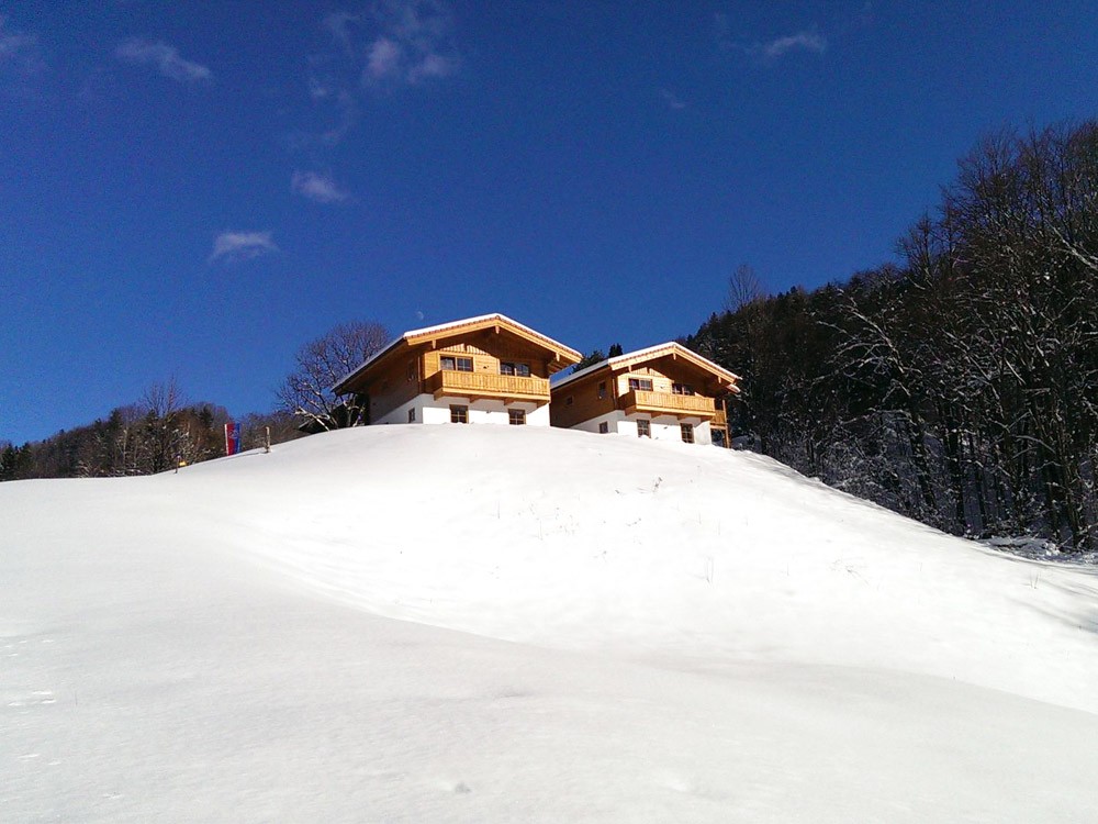 Die Chalets im Winter