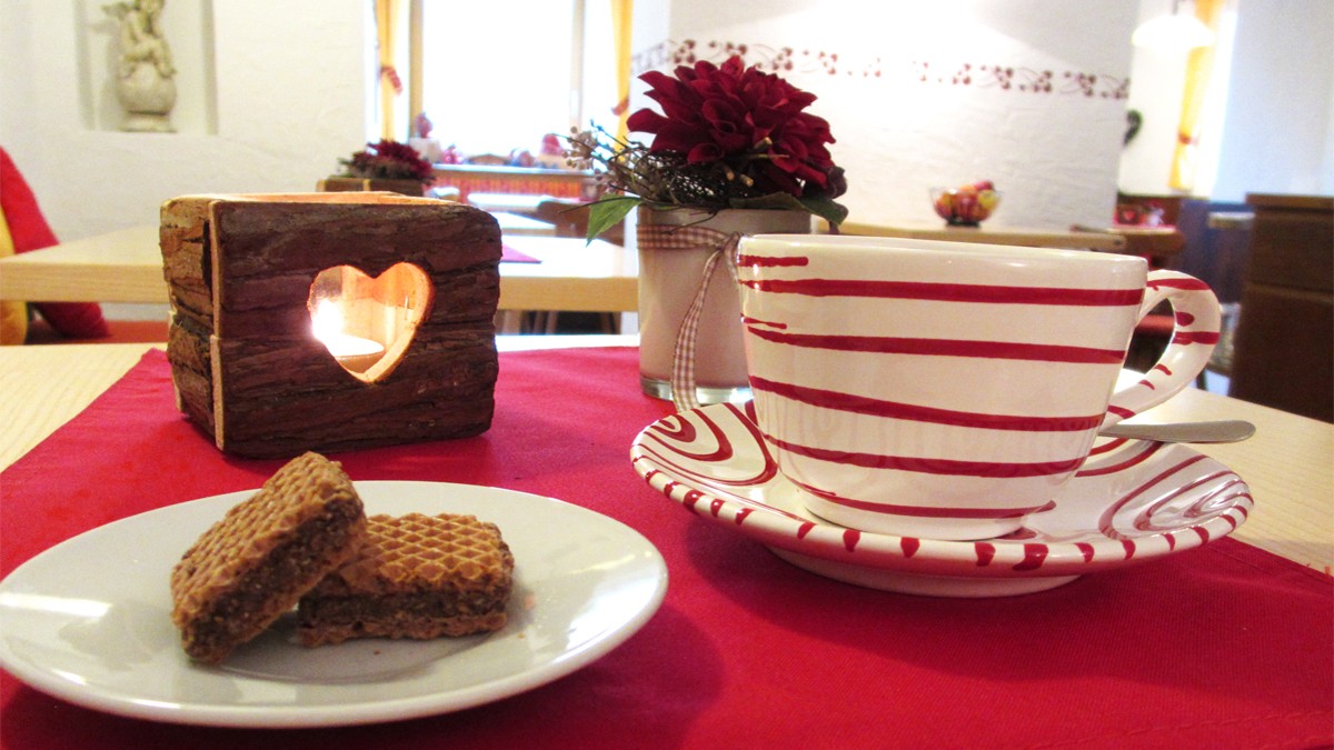 Gstehaus Heienlehen Tee trinken im Winter