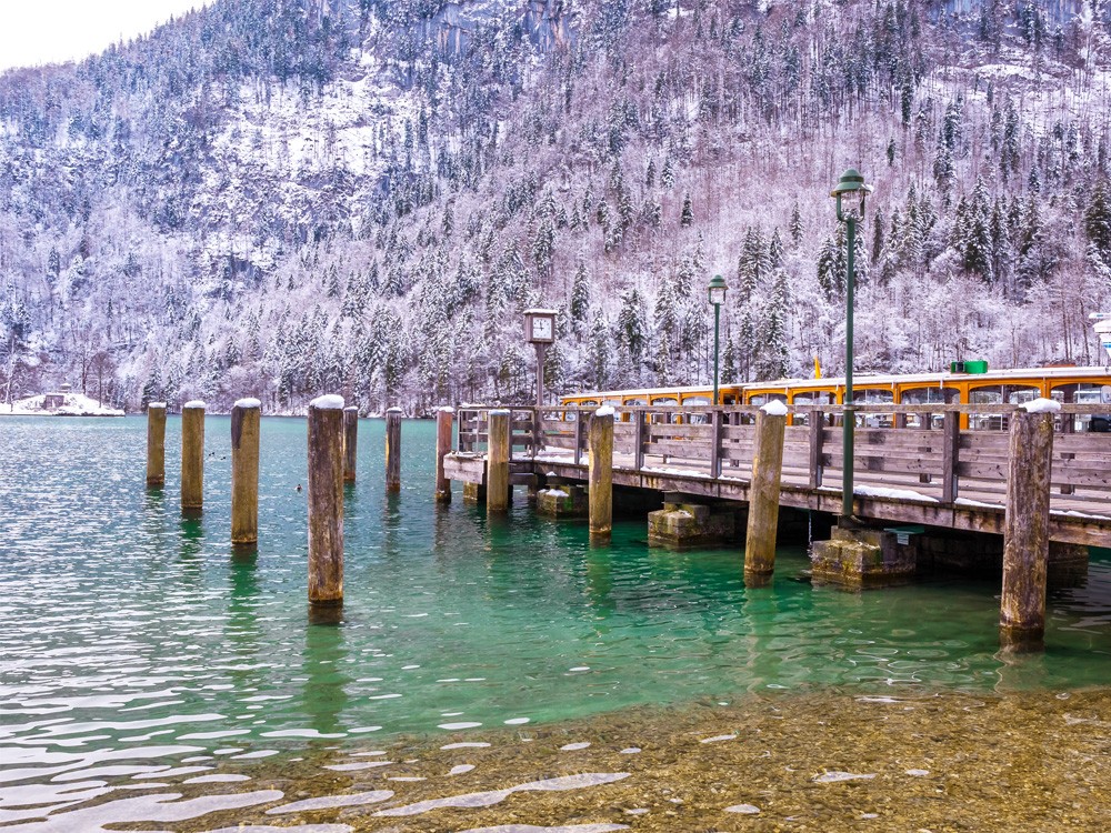 Der nahegelegene Knigssee im Winter