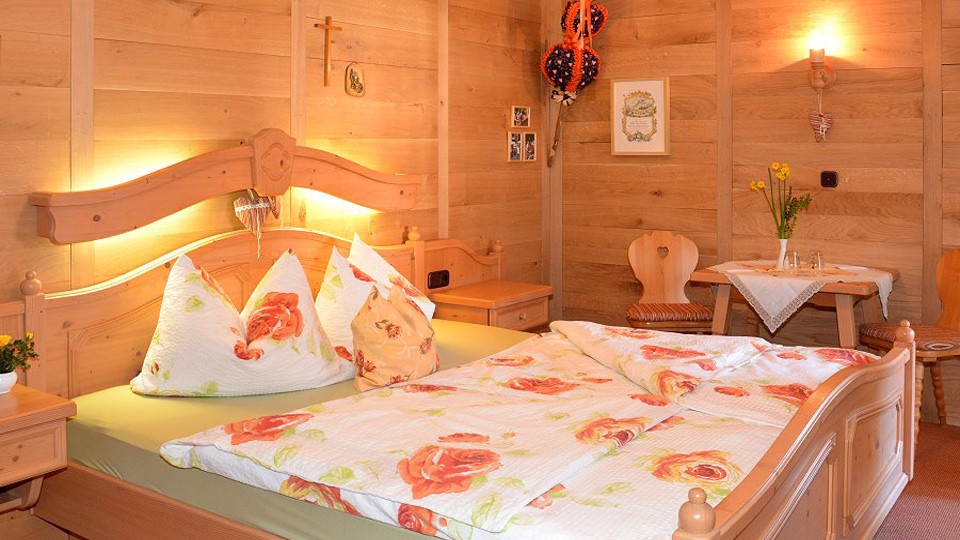 Zimmer 1 Schlafzimmer in der Pension Nestle